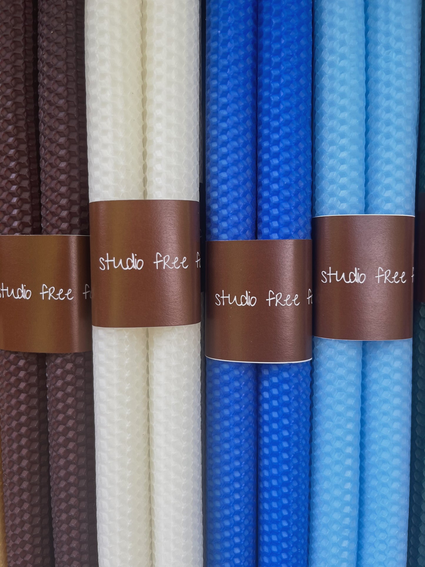Hand Rolled Bees Wax Candles -Studio Free Folk